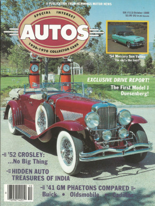 SPECIAL-INTEREST AUTOS 1989 OCT #113 - PHAETON SHOOTOUT, J-101 DUESIE
